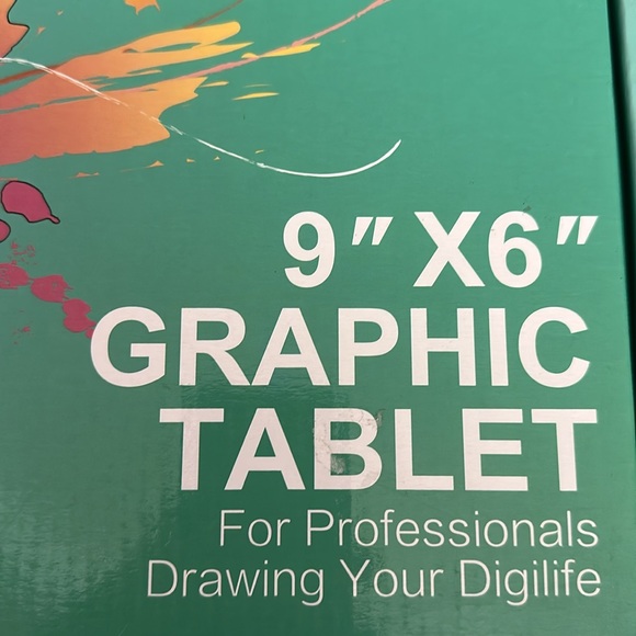 Rainbow Electronic Graphic Tablet 9" x 6" - For Professional Drawings - Picture 4 of 8